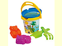 Bild für Bino Sandspielzeug Sommerset mit kleinem Eimer für den Sandkasten