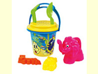 Bild für Bino Sandspielzeug Großes Sandkasten Set mit Kännchen Elefant