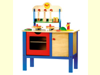 Bild für Bino Kinderküche aus Holz mit Zubehör von Bino Holzspielzeug
