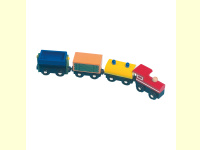 Bild für Bino Bino Eisenbahnzubehör Güterzug aus Holz Spielzeug